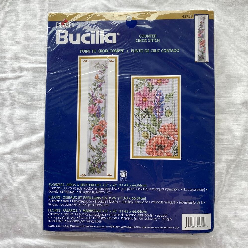 Plaid Bucilla Counted Cross Stitch Kit